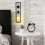 4Pcs Iron Hanging Candlestick Assorted Color Wall Candle Shelf 11