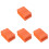 40Pcs Durable Orange Sponge Nail Files Block for Fingernail Grinding 4