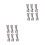 12Pcs Stainless Steel Windproof Bed Sheet Clips Silver Rust Resistant 5