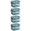 4Pcs Durable Blue Braces Storage Case Small Portable Retainer Box 10