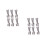 12Pcs Stainless Steel Windproof Bed Sheet Clips Silver Rust Resistant 9