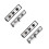 4Pcs Iron Hanging Candlestick Assorted Color Wall Candle Shelf 5