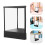 Black Tabletop Vanity Mirror Non Distortion Mirror for Home Use 10