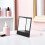 Black Tabletop Vanity Mirror Non Distortion Mirror for Home Use 5