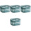 4Pcs Durable Blue Braces Storage Case Small Portable Retainer Box 5