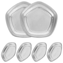12Pcs Practical Silver Paint Mixing Trays for Artists and Hobbyists