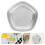 12Pcs Practical Silver Paint Mixing Trays for Artists and Hobbyists 11