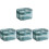 4Pcs Durable Blue Braces Storage Case Small Portable Retainer Box 4