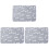 3Pcs Durable Pet Mat Cartoon Bone Pattern Warm Dog Blanket 2