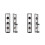 4Pcs Iron Hanging Candlestick Assorted Color Wall Candle Shelf 6