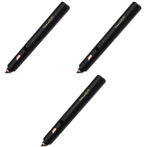 3Pcs Hair Curler 2-in-1 Flat Iron with Rapid Heating 2