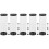 15Pcs Transparent Golf Ball Case Black PVC Anti-Scratch Storage 11