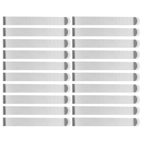 100Pièces Pinces Fixation Clips Accessoires Argentés 2