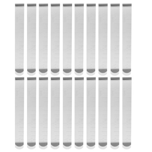 100Pièces Pinces Fixation Clips Accessoires Argentés 1