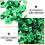 Green Durable Plastic Sequins for Hand Sewing Clothing Crafts 7