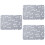 3Pcs Durable Pet Mat Cartoon Bone Pattern Warm Dog Blanket 6