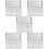 100Pièces Pinces Fixation Clips Accessoires Argentés 10