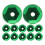 Green Durable Plastic Sequins for Hand Sewing Clothing Crafts 9