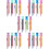 20Pcs Eight Color Adorable Rotating Crayon Comfortable Writing Pen 9