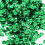 Green Durable Plastic Sequins for Hand Sewing Clothing Crafts 8
