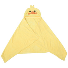 Infant Bathrobe Skin-Friendly Yellow Towel