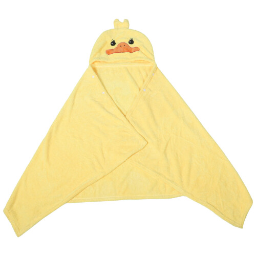 Infant Bathrobe Skin-Friendly Yellow Towel