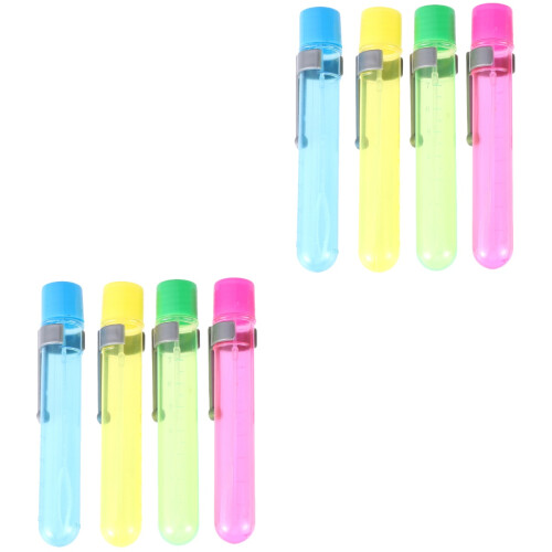 8Pcs Colorful Pen Bubble Bars Lightweight Child Bubble Makers for Play 2