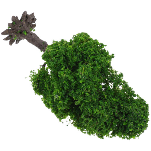 3Pcs Green Miniature Trees for Crafts Plastic Wire Model Diorama Decor 1