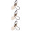 3Pcs White Jade Phone Hanging Chain Charm Strap Keychain Decoration 9