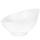 2Pcs Creative Glass Oblique Mouth Bowl Versatile Transparent Kitchen 8