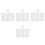 4Sets Foam Braiding Disk Assorted DIY Cord Weaving Board with Pins 3