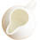 4Pcs White Ceramic Coffee Milk Jugs Small Creamers with Handle 2