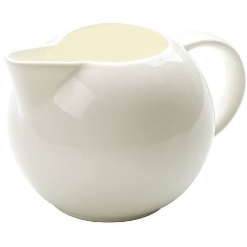 4Pcs White Ceramic Coffee Milk Jugs Small Creamers with Handle