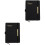2Pcs Black PU Planner Notepad for Office Travel Daily Schedule Writing 5