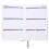 2Pcs Black PU Planner Notepad for Office Travel Daily Schedule Writing 1