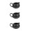 3Pcs Black Ceramic Coffee Creamer Pitcher Milk Container for Home 5