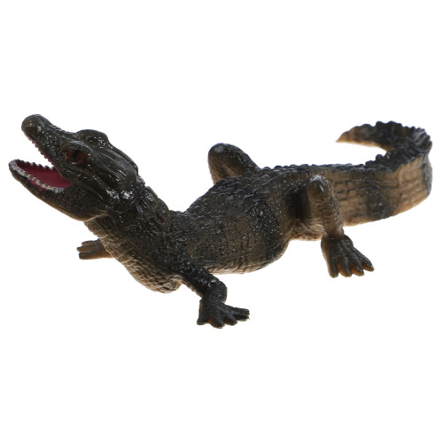 2Pcs Durable PVC Simulation Animal Figurines Coffee Color Small Models 1