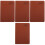 4Pcs Brown Planner Notepad for Students 2023 Daily Planning Handbook 3