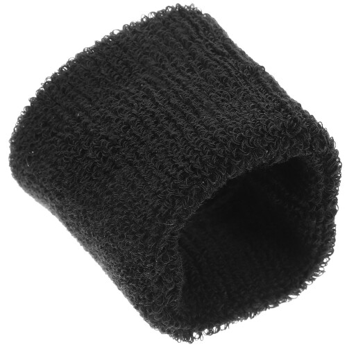 3Pcs Elastic Cotton Flute Sleeve Wind Instrument Protection Loop Black 2