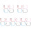20Pcs Toy Stethoscope for Kids Plastic Assorted Playset 5