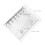 1Set Clear PVC A7 Planner Binder with Pockets and Snap Closure 3