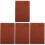 4Pcs Brown Planner Notepad for Students 2023 Daily Planning Handbook 2