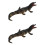 2Pcs Durable PVC Simulation Animal Figurines Coffee Color Small Models 7
