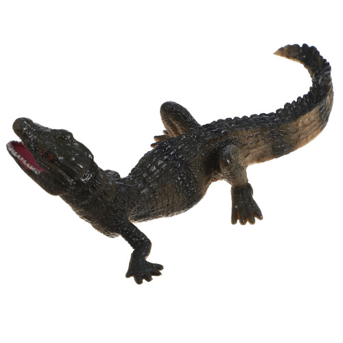 2Pcs Durable PVC Simulation Animal Figurines Coffee Color Small Models 2