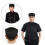 8Pcs Black Adjustable Mesh Skull Caps Professional Chef Beanie Hats 3