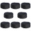 8Pcs Black Adjustable Mesh Skull Caps Professional Chef Beanie Hats 9