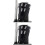2Pcs Black Multi-Slot Cutter Holder Rack for Kitchen Storage 5