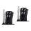 2Pcs Black Multi-Slot Cutter Holder Rack for Kitchen Storage 4