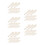 250Pcs Durable Beige Lipstick Brush Heads Soft Flocking Makeup Tips 9