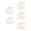 250Pcs Durable Beige Lipstick Brush Heads Soft Flocking Makeup Tips 7
